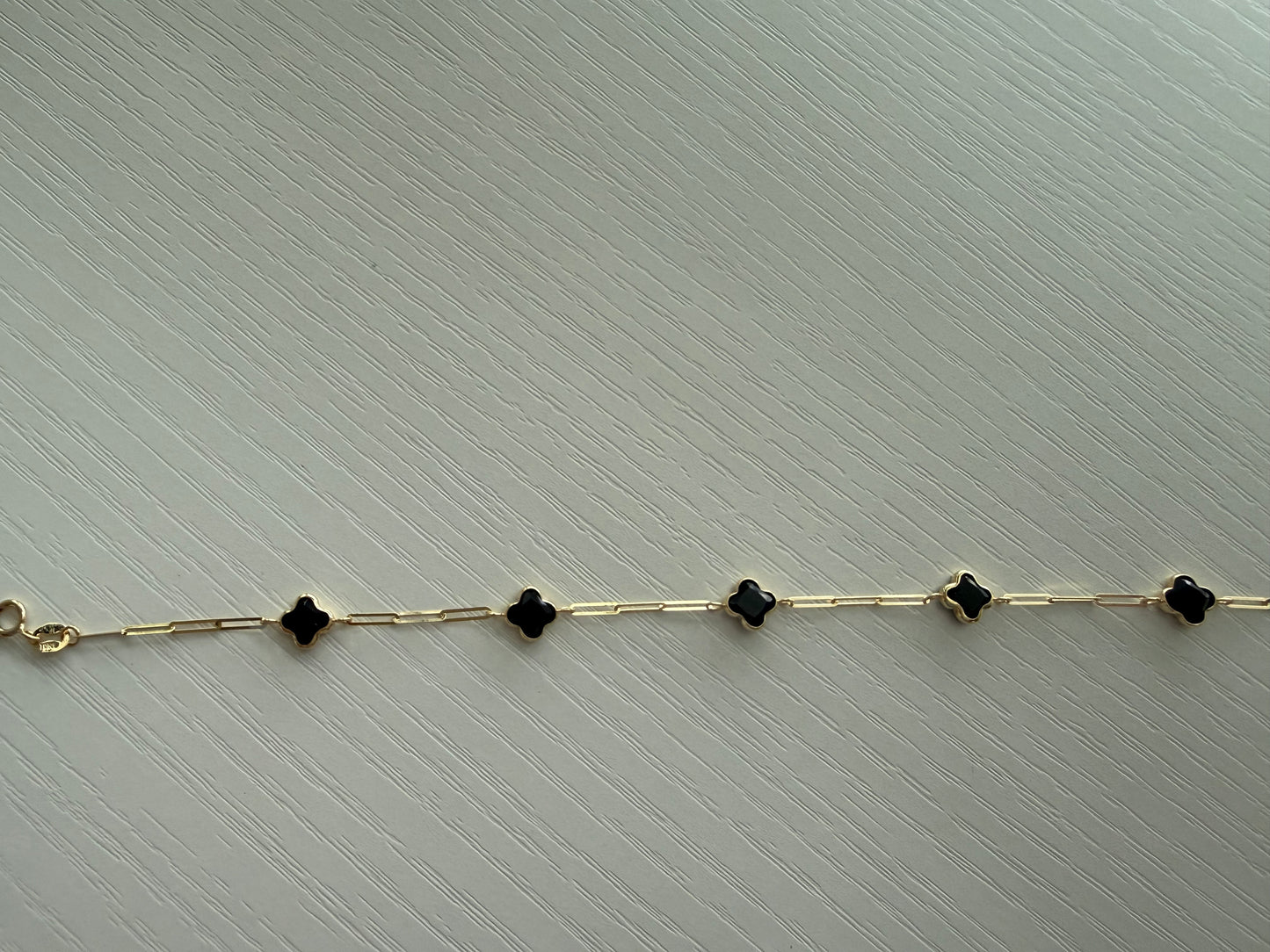 Brazalete de papel clip negro