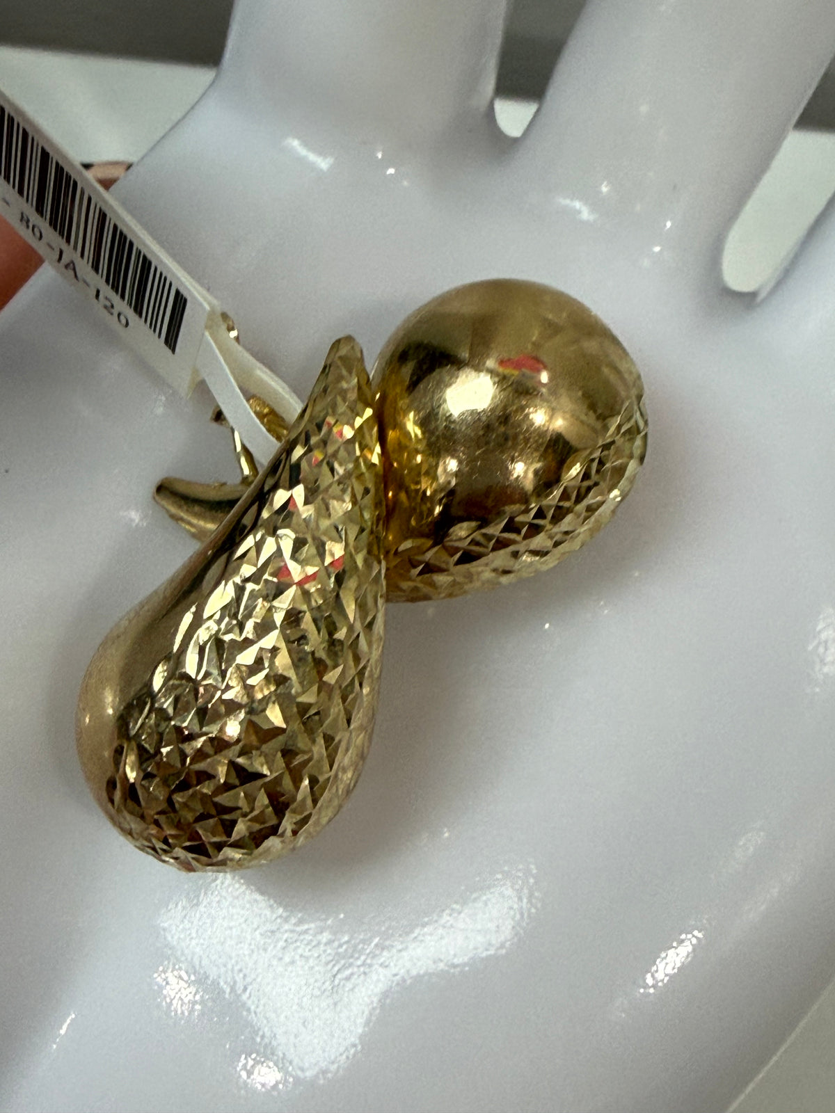 Gotas en aretes 10 k
