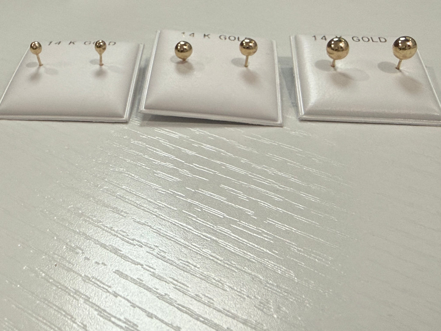 Dolmilones de oro 14 k 3 unida